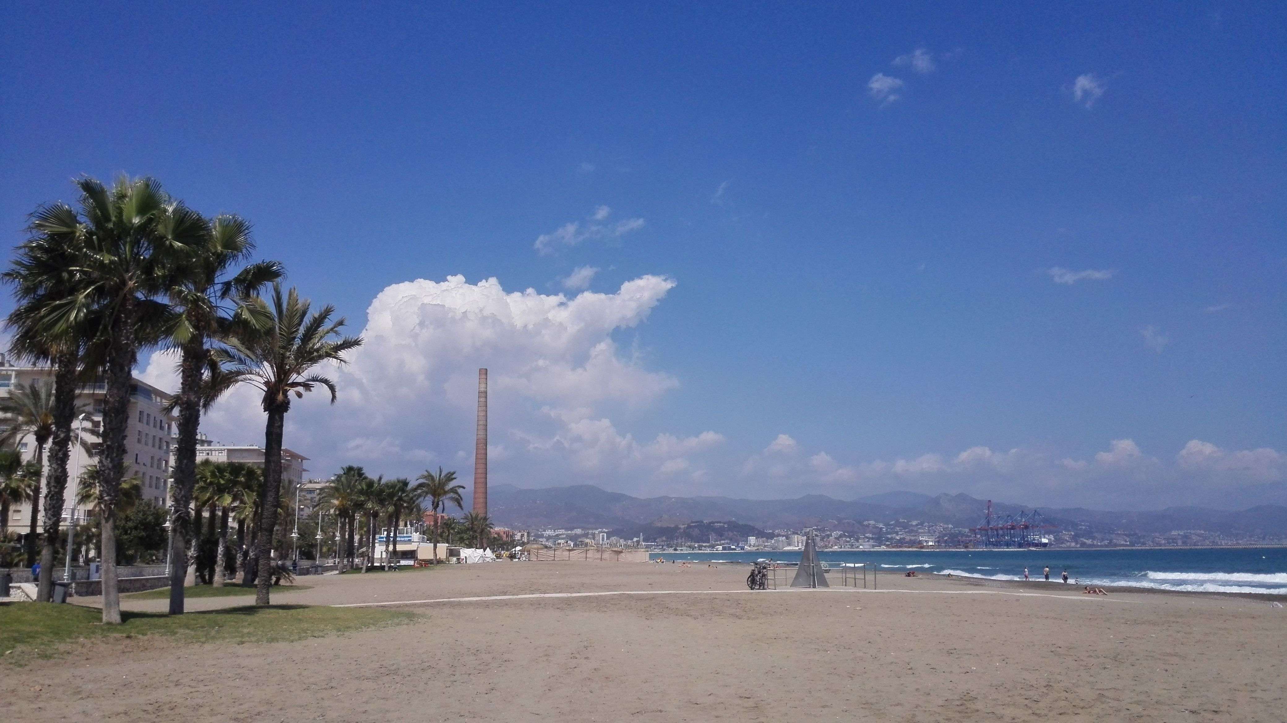 Plage misericordia à Malaga Espagne
