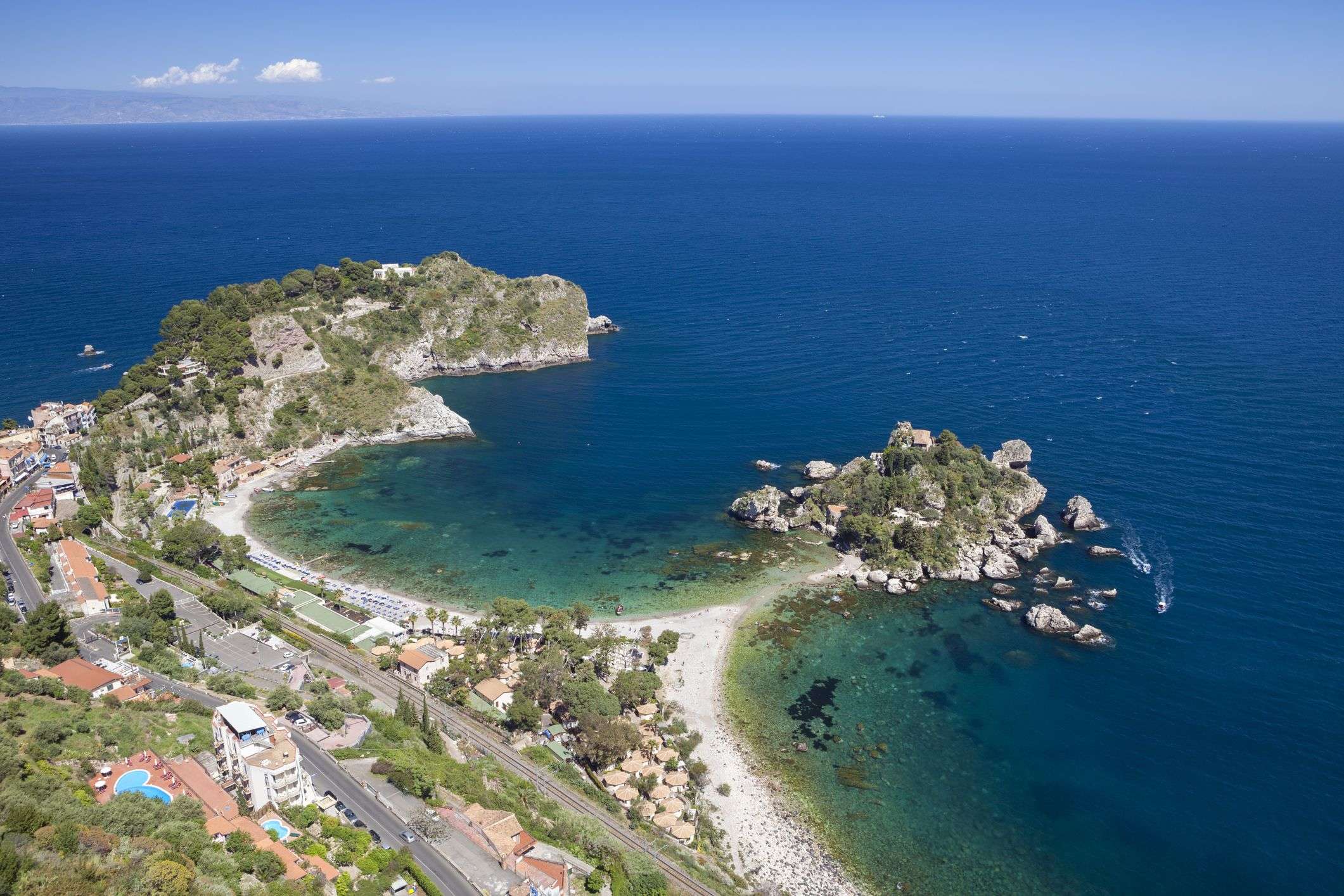 Plage Lido Mazzaro Sicile Italie