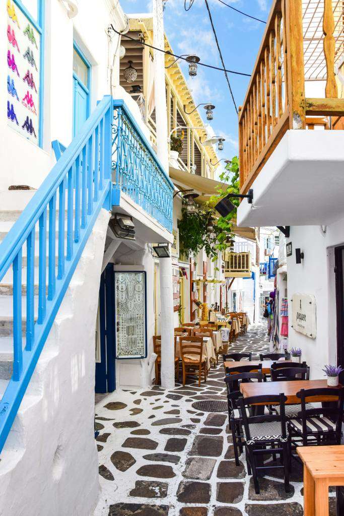 Chora la ville principale de Mykonos