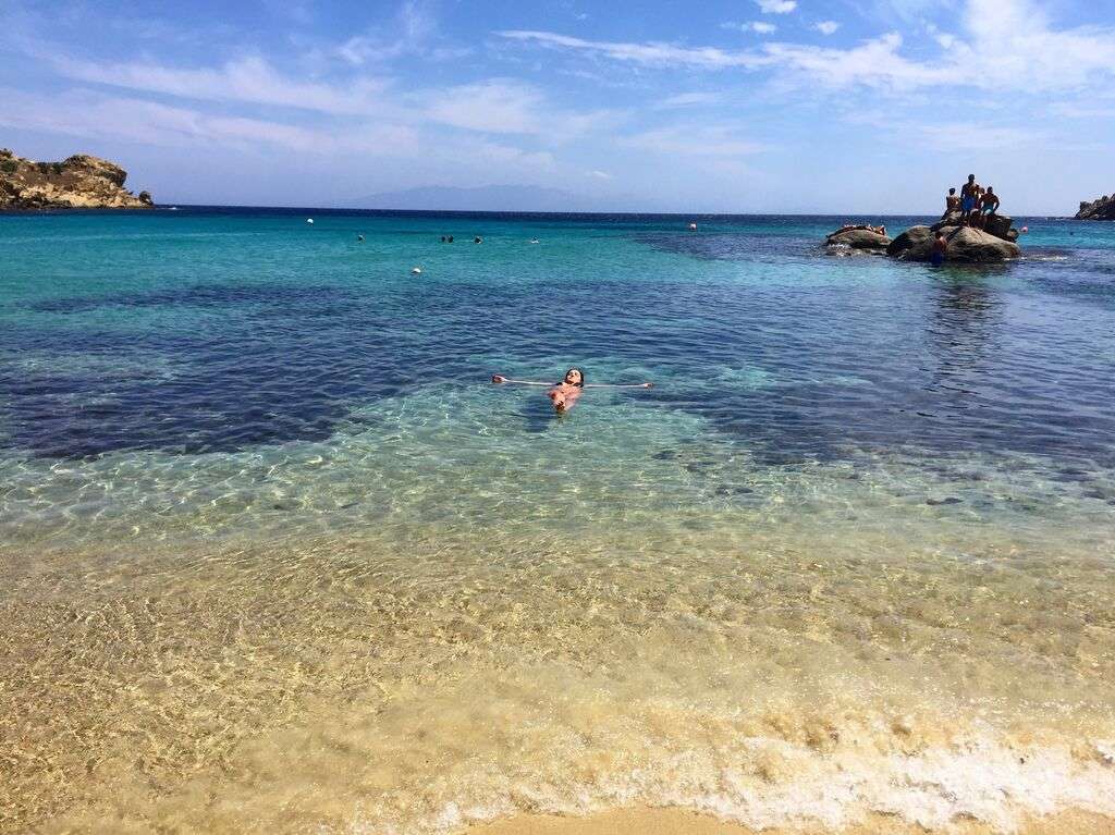 Petites plages magnifiques autour de Mykonos